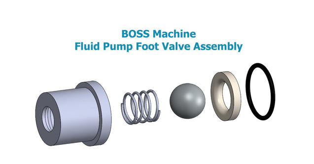 Complete Foot Valve Assembly for 1.25" Fluid Pump